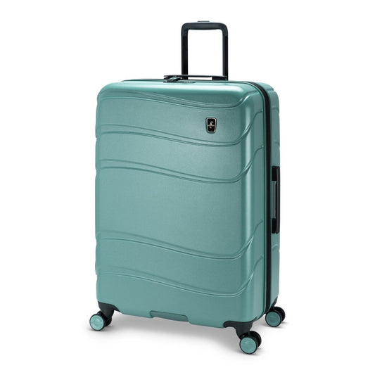 Product Image – Atlantic Transmarine 28" Expandable Spinner, stormy seas green colour, front angled view