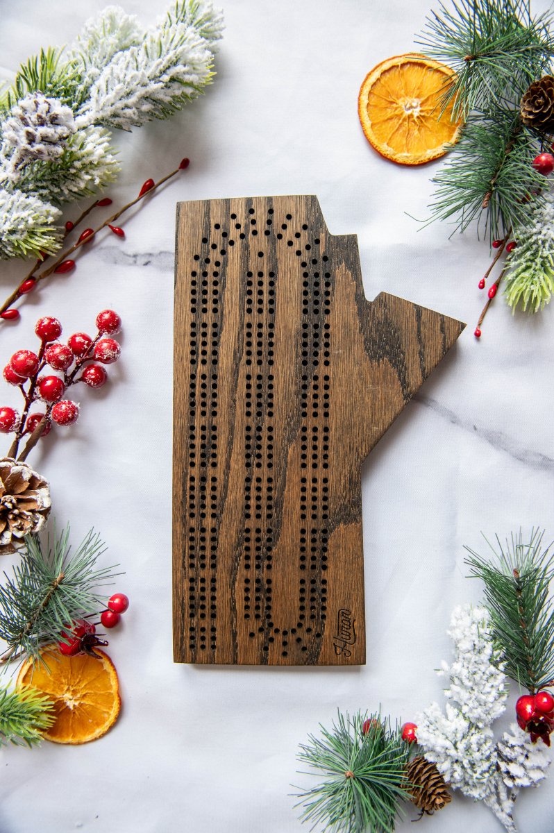 Huron Woodwork Manitoba Crib BoardGamesNatural