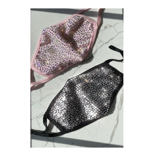 Product Image – Non - Medical Living Royal Crystal Sparkle MaskMaskPink Crystal