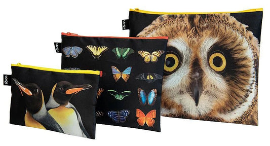 Product Image – Loqi Recycled Zip Pockets - National Geographic Photo Ark