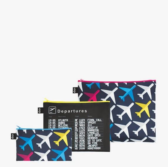 LOQI Zip Pocket Set - AirportTravel Accessories
