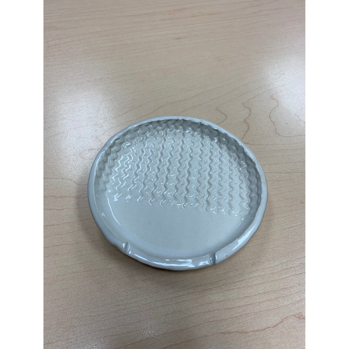 Lot.Ceramics Spoon RestGiftSquiggle Gloss White