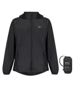 Product Image – Mac In A Sac Unisex Packable Waterproof JacketTravel ClothingSBlack