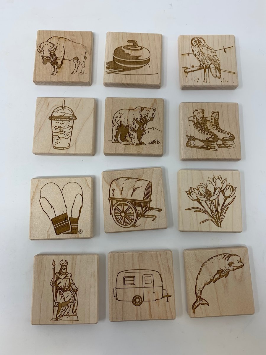 Maker Mind Toys Memory GameGamesIconic Manitoba Emblems - CAA Exclusive