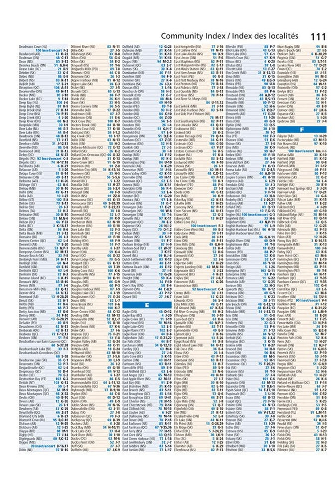 MapArt Canada Road Atlas - 2024 Edition