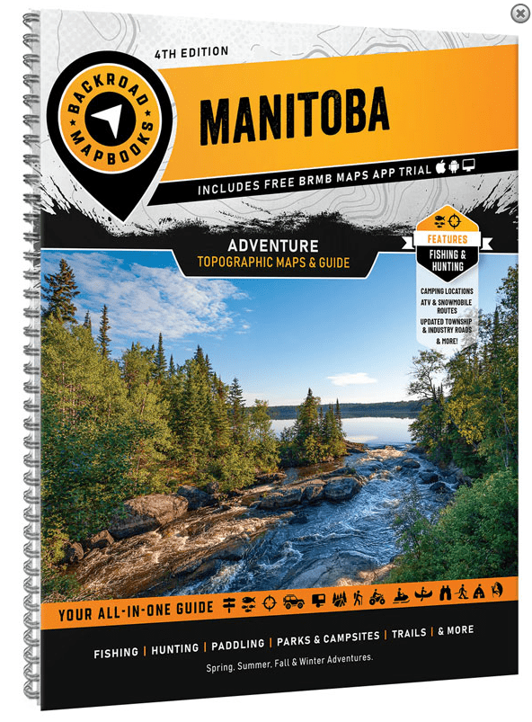 MapArt Manitoba Backroad Mapbook