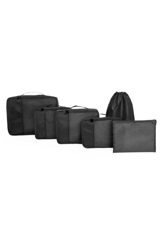 Mytagalongs Packing Pods - Set of 6Packing OrganizersBlack