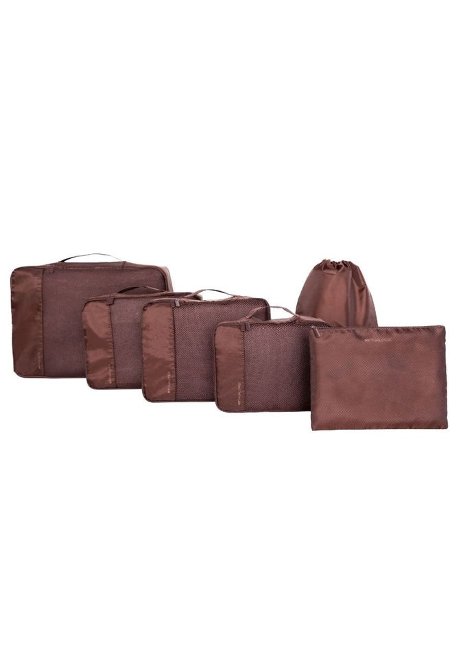 Mytagalongs Packing Pods - Set of 6Packing OrganizersEspresso