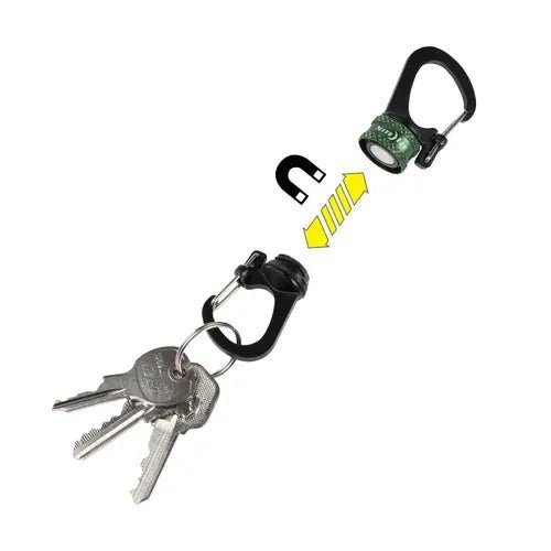 Nite Ize SLIDELOCK® 360° MAGNETIC LOCKING DUAL CARABINERCarabinersOlive