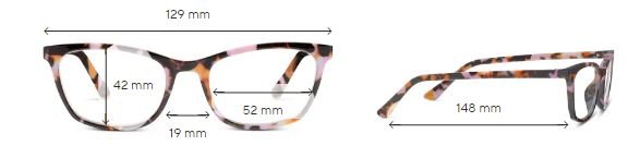 Peepers Gloria ReadersPink Botanico1.25