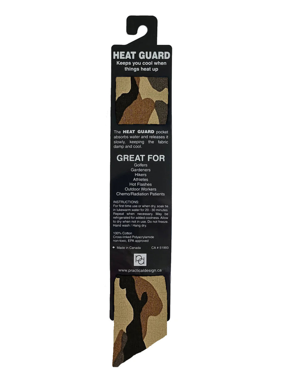 Practical Design Cooling Ties - Brown Camo