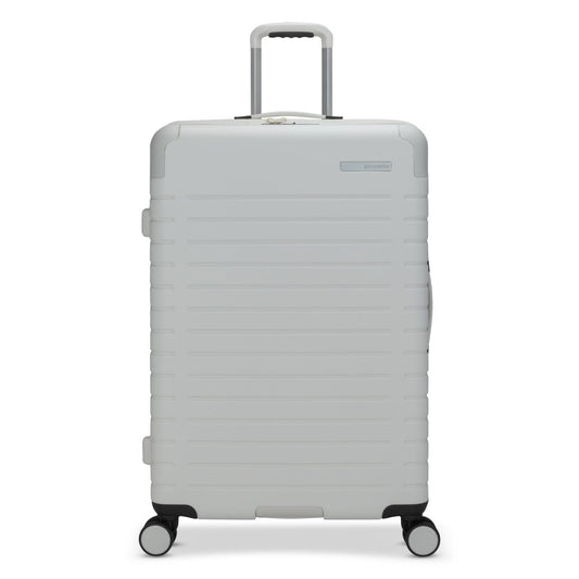 Product Image – Travelite Epicure 28" Expandable Hardside Spinner, tofu white colour, front view