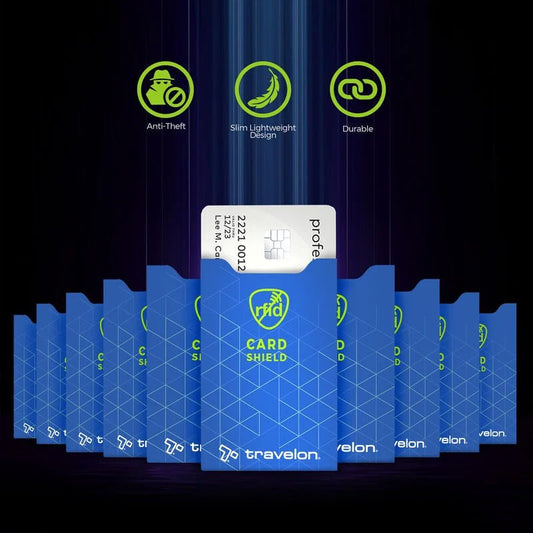 Product Image – Travelon Set of 10 RFID Blocking Card Sleeves