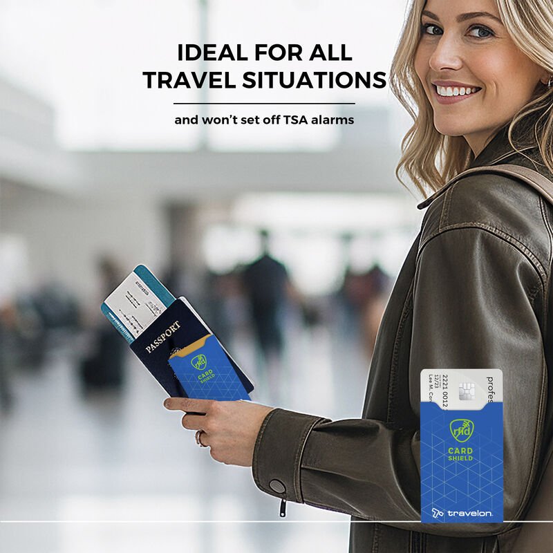 Travelon Set of 10 RFID Blocking Card Sleeves
