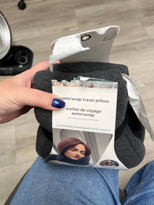 Product Image – Travelon SOMNiWRAP Travel Pillow - Damaged Packaging - Marked Down Accordingly