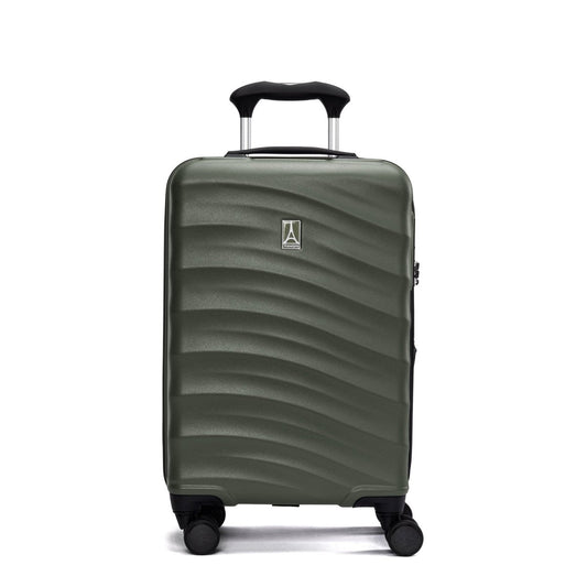 Product Image – Travelpro® Maxlite® Air V2 olive hardside spinner carry-on with 4 wheels and telescoping handle, shown on white.