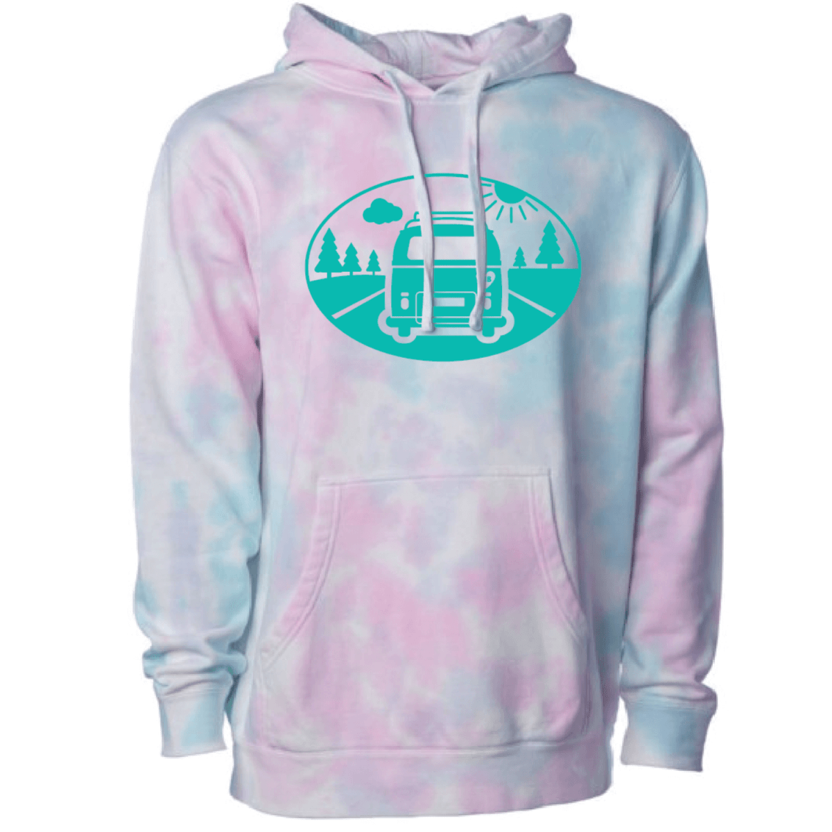 CAA Exclusive: We Heart Winnipeg Open Roads Hoodie Cotton Candy Tie DyeShirts & TopsSmall