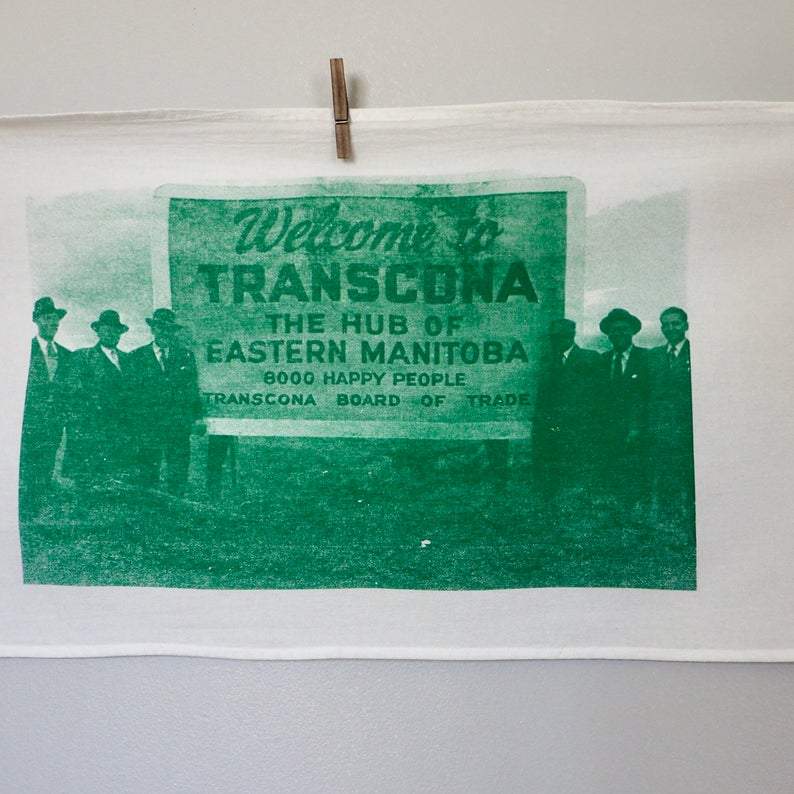Winnipeg North of Fargo Tea Towels - 6 Prints