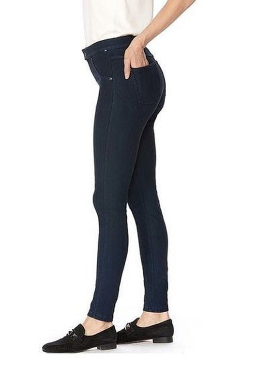 Product Image – HUE Ultra Soft Fleece Lined Denim LeggingsPantsInk BlueMedium