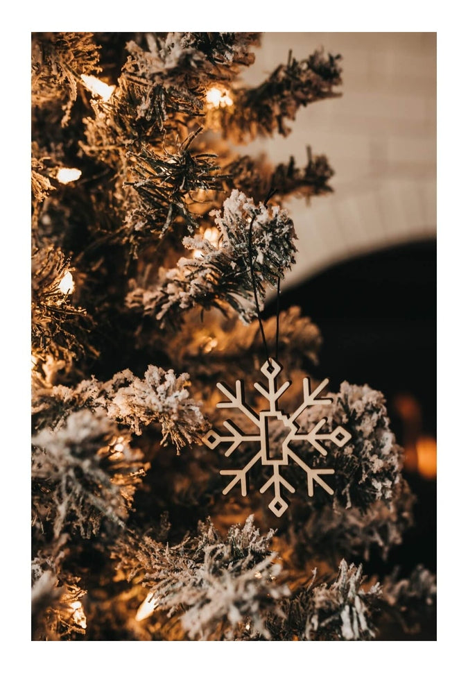 Huron Woodwork Manitoba Snowflake Ornamentornament