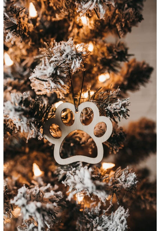 Product Image – Huron Woodwork Pet Paw Ornamentornament