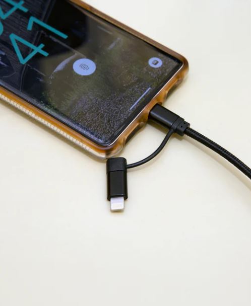 Kikkerland 2 - in - 1 Braided CableTravel Accessories