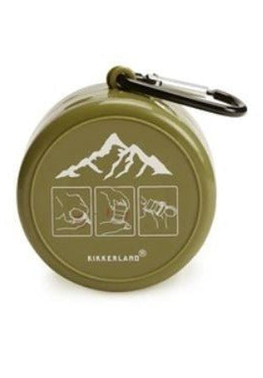 Product Image – Kikkerland Collapsible Tumbler with Pill CompartmentOutdoor Accessories