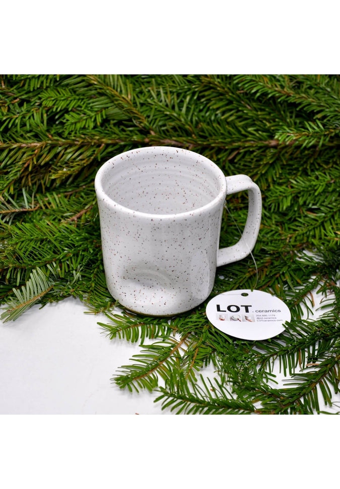 Lot.Ceramics Tall Dent Mug - 3 styles availableGiftSpeckled White