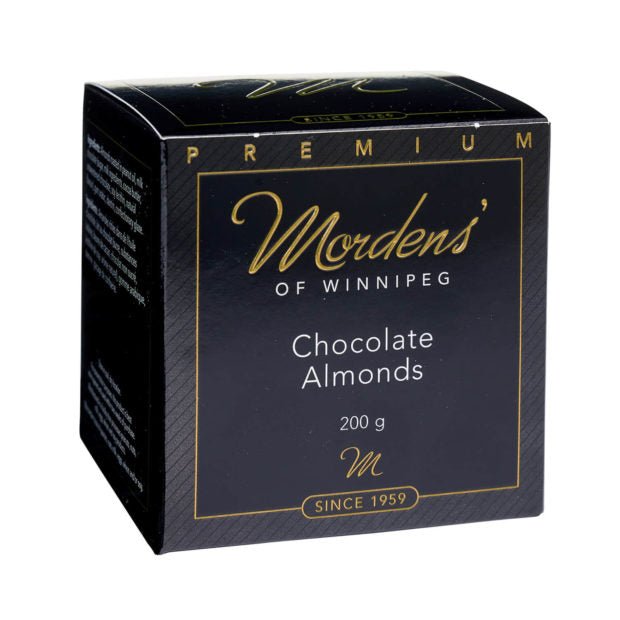 Mordens' of WinnipegMordens' of Winnipeg Chocolate Covered Almonds - 200GFood1015227