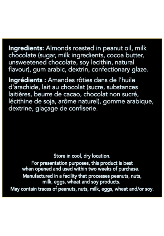 Product Image – Mordens' of Winnipeg Chocolate Covered Almonds - 600GFood