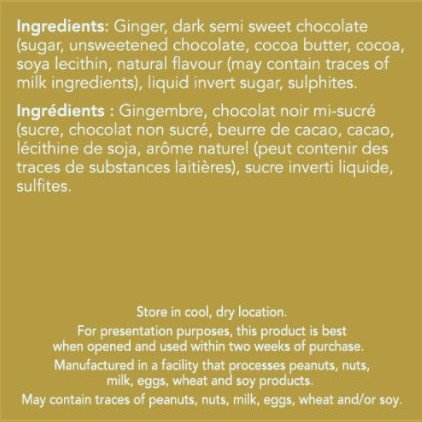 Mordens' of Winnipeg Dark Chocolate Covered GingerFood