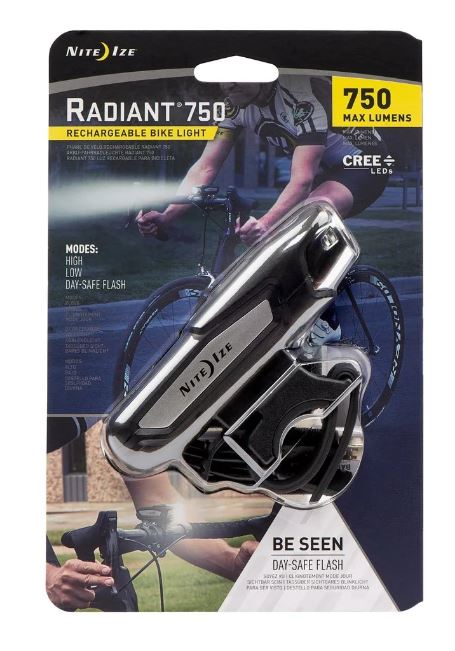 NITE IZENite Ize Radiant 750 Rechargeable Bike LightBicycle Light1012468