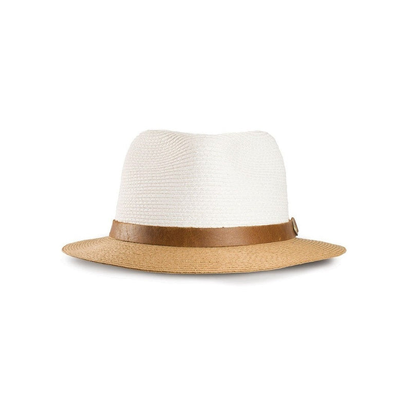 Image showing Tilley hat in beige colour with light brown trim.
