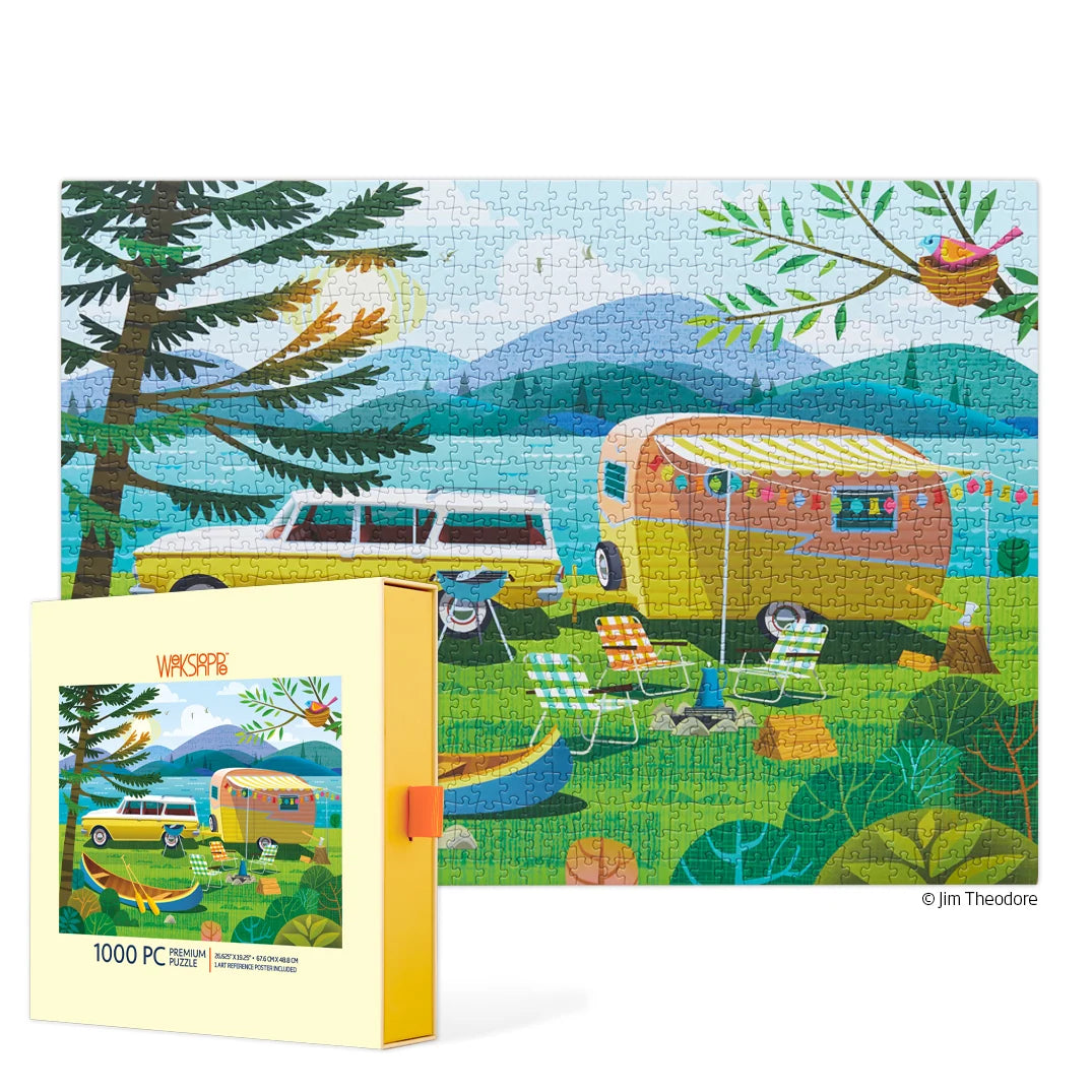 WerkShoppe 1000 Piece Puzzle - Happy Camper