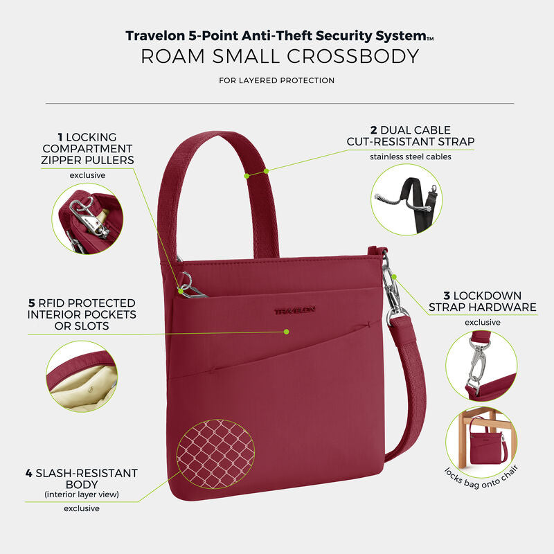 Travelon Roam Anti-Theft Small Crossbody