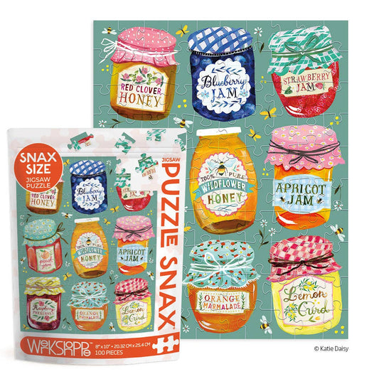 Product Image – WerkShoppe 100 Piece Jigsaw Puzzle - Jam & Honey