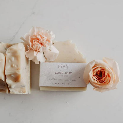 SOAK Bath Co. Blush Bar Soap