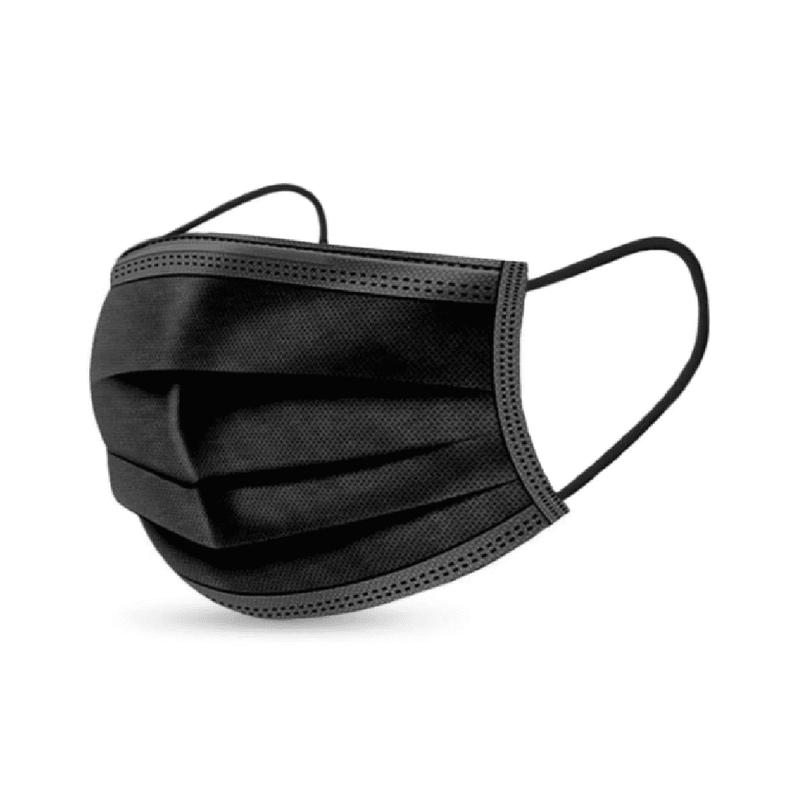 Image showing front of mask in black.