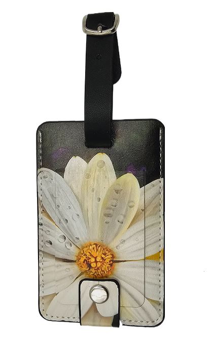 Ron Risley Art - Floral Luggage Tag