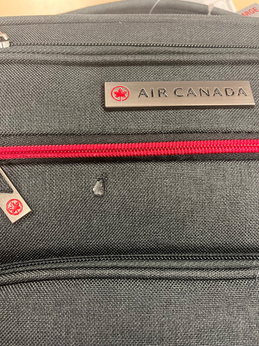 Product Image – Air Canada Soft Side Carry-on Suitcase - Minor Defect In Fabric - Marked Down Accordingly