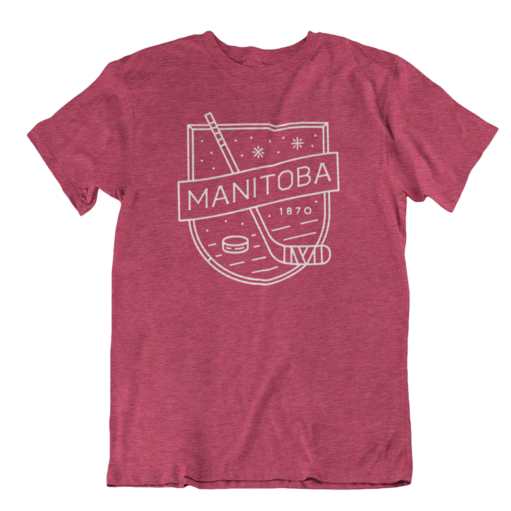 We Heart Winnipeg MB Hockey T-Shirt
