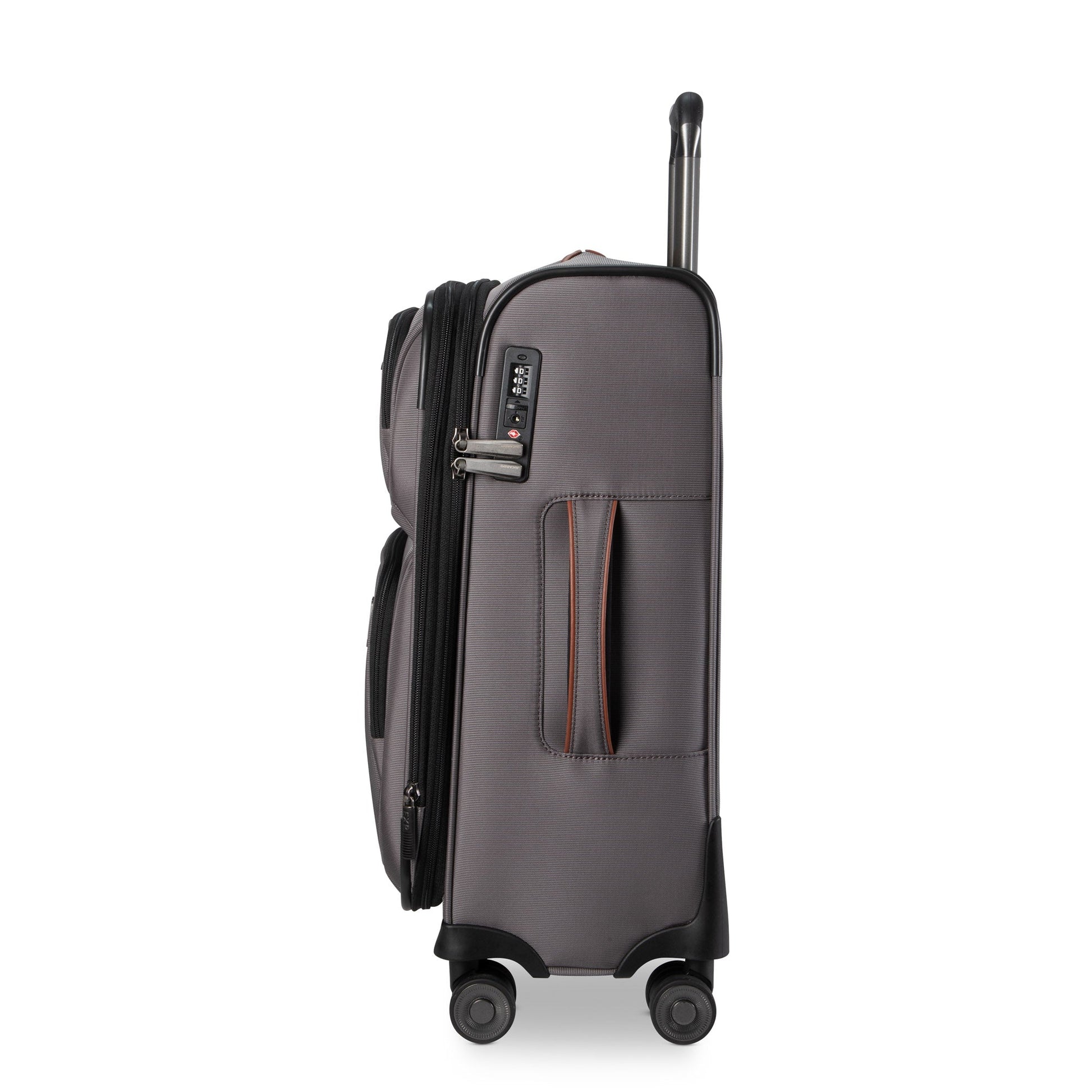 Ricardo Beverly Hills Montecito 3.0 softside carry-on spinner—lightweight, TSA lock, expandable, retractable handle.