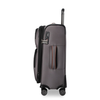 Ricardo Beverly Hills Montecito 3.0 softside carry-on spinner—lightweight, TSA lock, expandable, retractable handle.