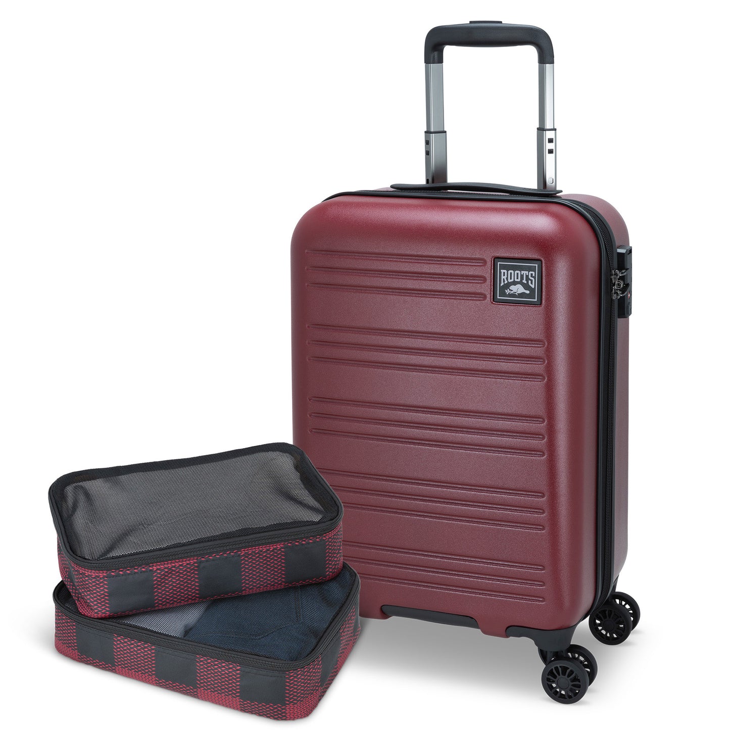 Roots Chalet Spinner Carry-On & Packing Cube Set