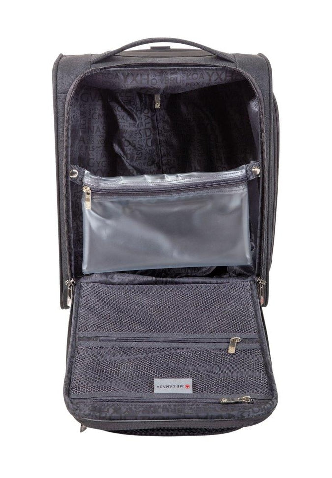 Air Canada Soft Side Underseater CharcoalLuggage