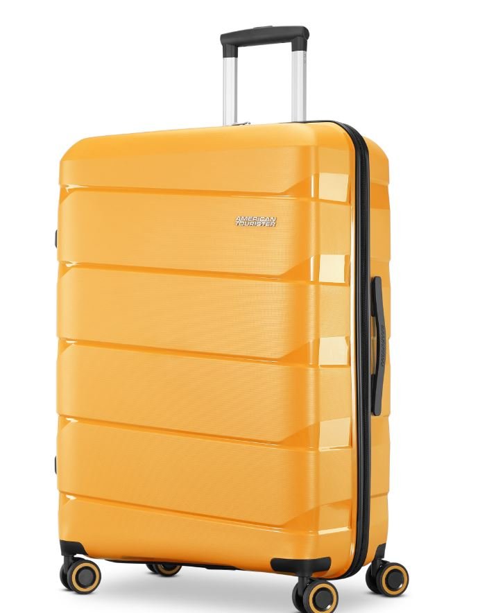 American Tourister Air Move Large SpinnerLuggageYellow