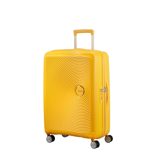 Product Image – American Tourister Curio Spinner MediumLuggageYellow