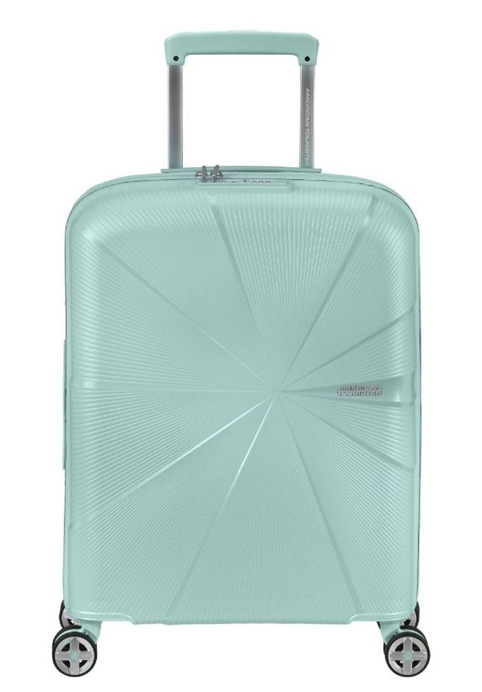 American Tourister StarVibe Carry On SpinnerLuggageMetallic Surf Blue