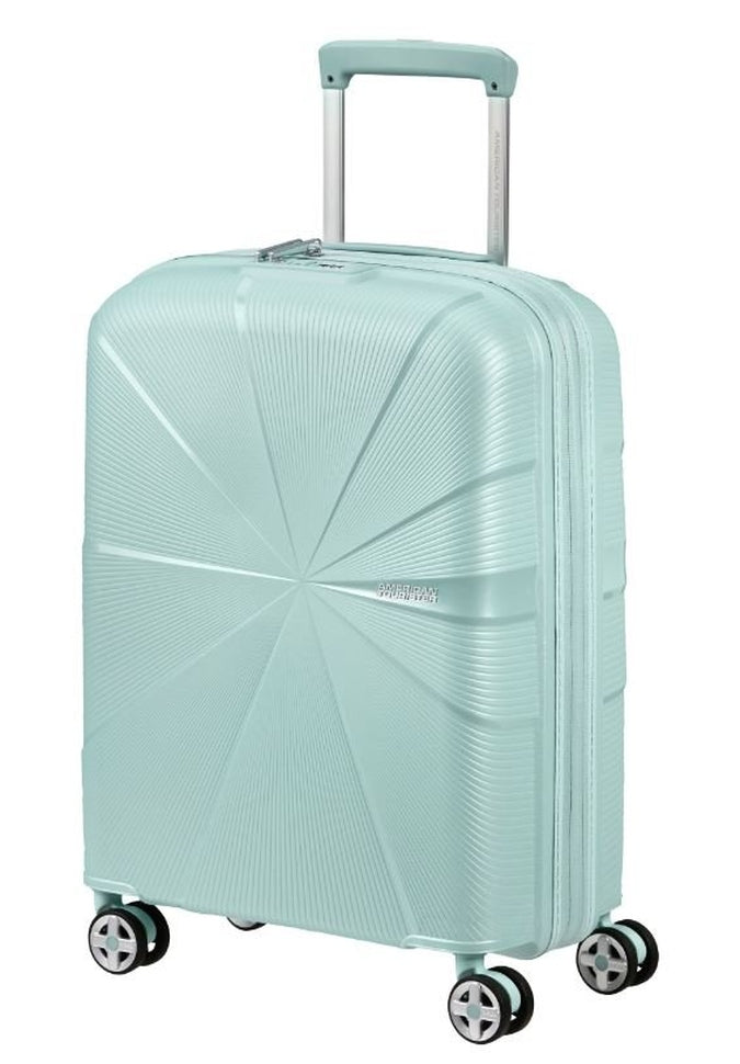 American Tourister StarVibe Carry On SpinnerLuggageMetallic Surf Blue