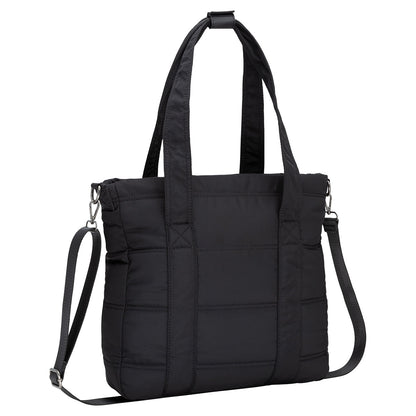 Bench Georgia Satchel—quilted handbag with dual top handles and an adjustable, detachable shoulder strap.